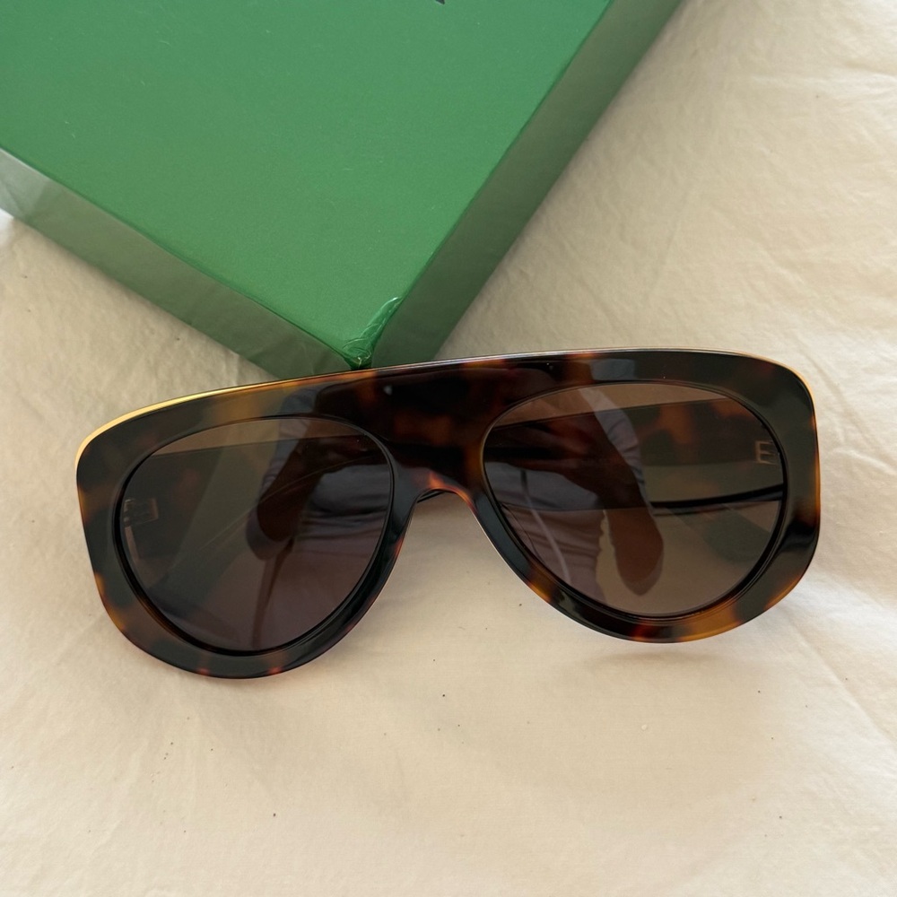 Bottega Veneta Osservatorio BV1362S sunglasses - tortoise - Picture 4 of 8